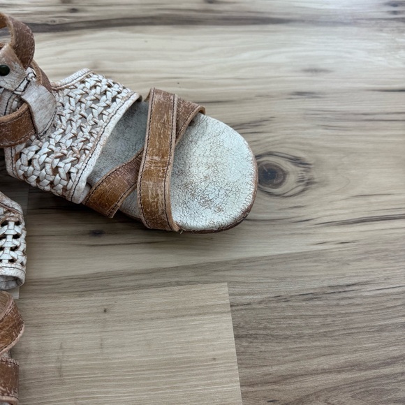 BED|STU Tan and Cream Leather Sandals - Picture 8 of 9